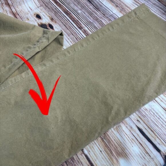 Vintage GAP Y2K Size 6 Tan Boot Cut Flare Low Rise Stretch Corduroy Pants 30x30 - Picture 7 of 15